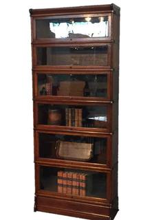 19th C. oak Globe Wernicke bookcase