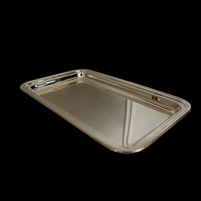 A 20th Century Italian Georgian Style Silver Plated Tray.