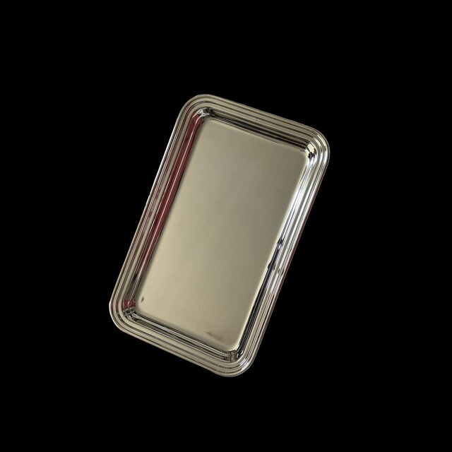 A 20th Century Italian Georgian Style Silver Plated Tray.