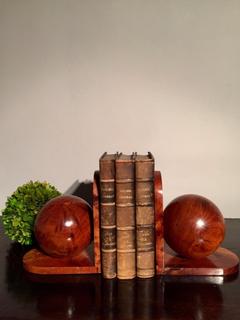 English Elm and Burr Elm Book Stands