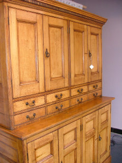 Special 19thC oak cabinet