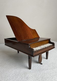 A 19th C Mahogany Apprentice piece of a Grand Piano.