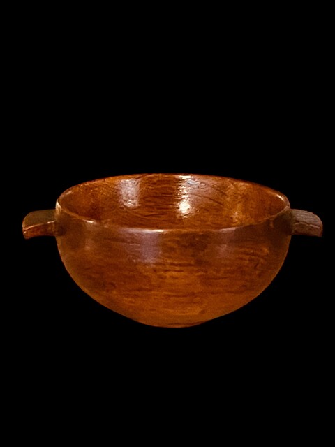 A 19th Century Fruitwood Scottish Quaich. 