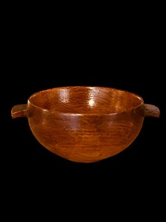 A 19th Century Fruitwood Scottish Quaich. 
