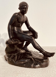 A 19th Century ' Grand Tour ' Bronze ' Seated Hermes '.