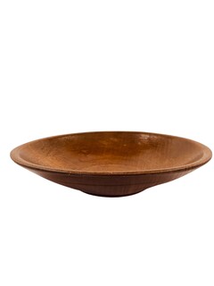 A Beautiful English 19th Century Fruitwood Plate. Very nice Patina