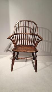 A Georgian Bow Back Windsor Armchair