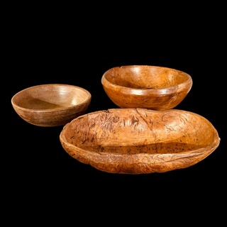 A Selection of 19th Century Swedish Treen. Beautiful Patina.