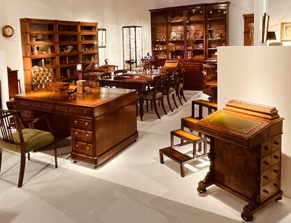 A Set of Four 19th Century Oak Globe Wernicke Bookcases.