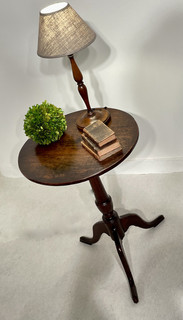 An 18th Century Georgian Oak Tripod Table Having a Stunning Patina and Colour.