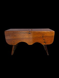 An 18th Century Miniature Mahogany Stool. Grey Island.