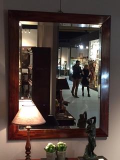 An Early 19th Century English Mahogany Framed Mirror