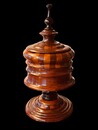 An Early 19th Century Tobacco Jar on Foot. Staved Construction.