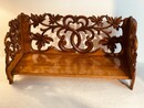 An English  19th Century Carved Walnut Book Stand