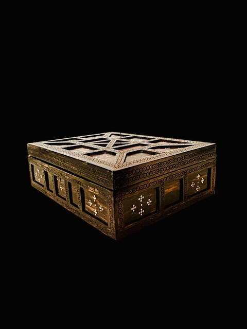 An English 19th Century Coromandel Box with Bone Inlay