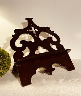 An English 19th Century Mahogany Folding Reading Stand.