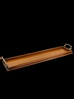 An English 19th Century Mahogany Rectangular Tray.