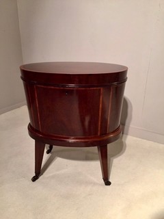 An English 19th Century Mahogany Wine Cooler.