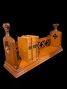 An English 19th Century Neo-Gothic Oak Book Stand.
