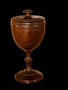 An English Early 19th Century Cup and Cover Laburnum. Ca 1840.