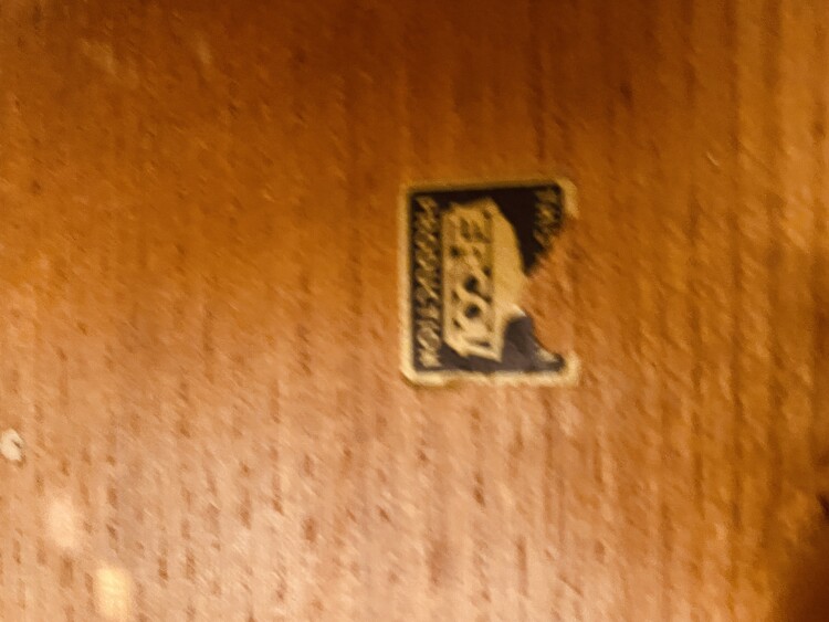 An English Set of Two Ercol Goldsmith Armchairs with Ercol Folding Coffee Table. Mid 20th Century. 