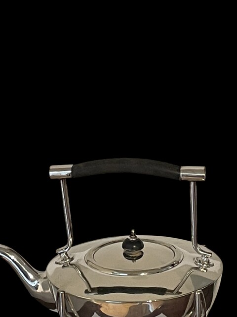 An English Silver Plated Spirit Kettle . Mappin & Webb. 