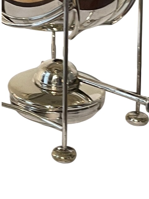 An English Silver Plated Spirit Kettle . Mappin & Webb. 