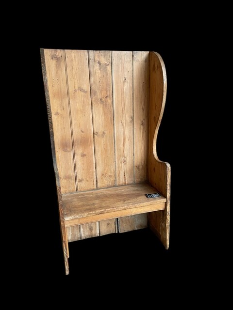 An English/Scottish 19th Century Pine settee.