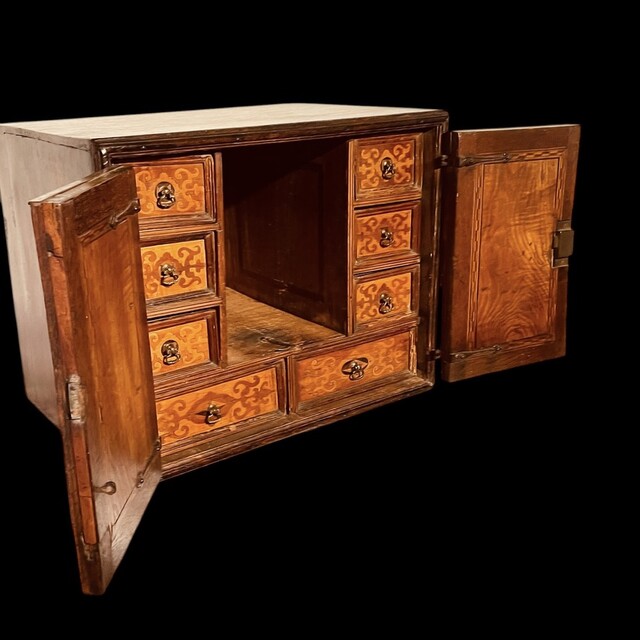 An Exceptional 18th Century South German / Augsburg or North Italian Table Cabinet.