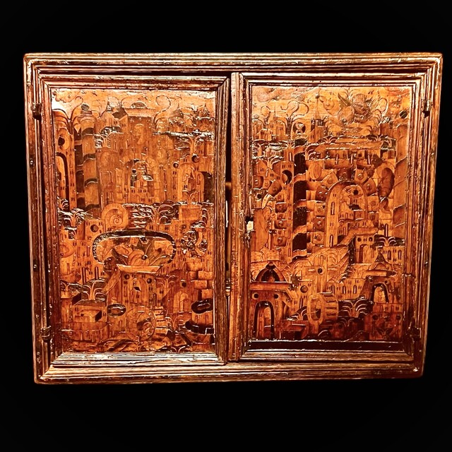 An Exceptional 18th Century South German / Augsburg or North Italian Table Cabinet.