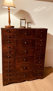 Antique 19th century Small Chest of Drawers having 28 drawers