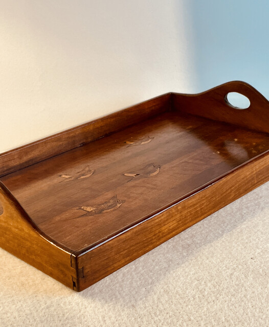 Antique Olive Wood Tray 19th century