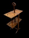 Arts & Crafts Oak Folding Cake Stand England, circa 1890–1910
