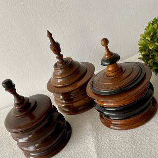 Three 19th Century tobacco Jars.