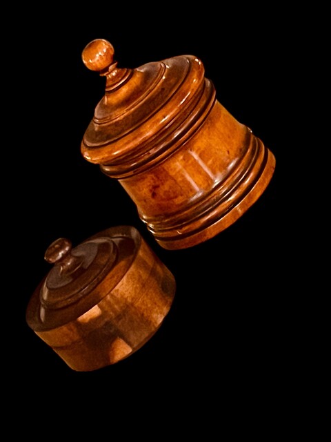 Two English 19th Century Spice Pots